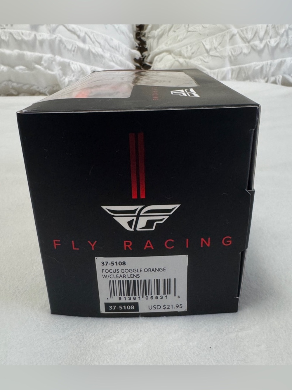 Fly Racing Focus MX Moto Goggle Orange - Picture 5 of 5